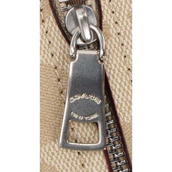 Coach Signature Rowan Bag in Beige Coated Canvas - Picture 11 of 11